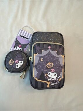 NWT Loungefly Sanrio Kuromi 20th Anniversary Crossbody Bag w/ Coin Bag